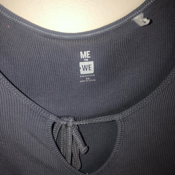 Pacsun Scoop Neck Crop Top - Picture 2 of 4